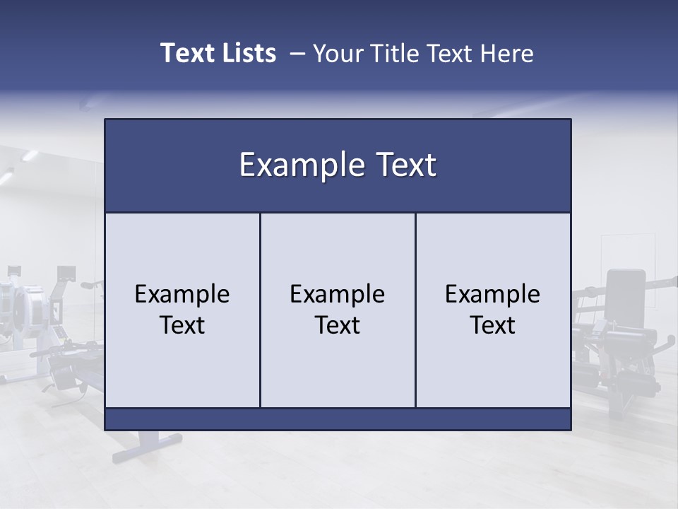 Speaker Fitness Light PowerPoint Template