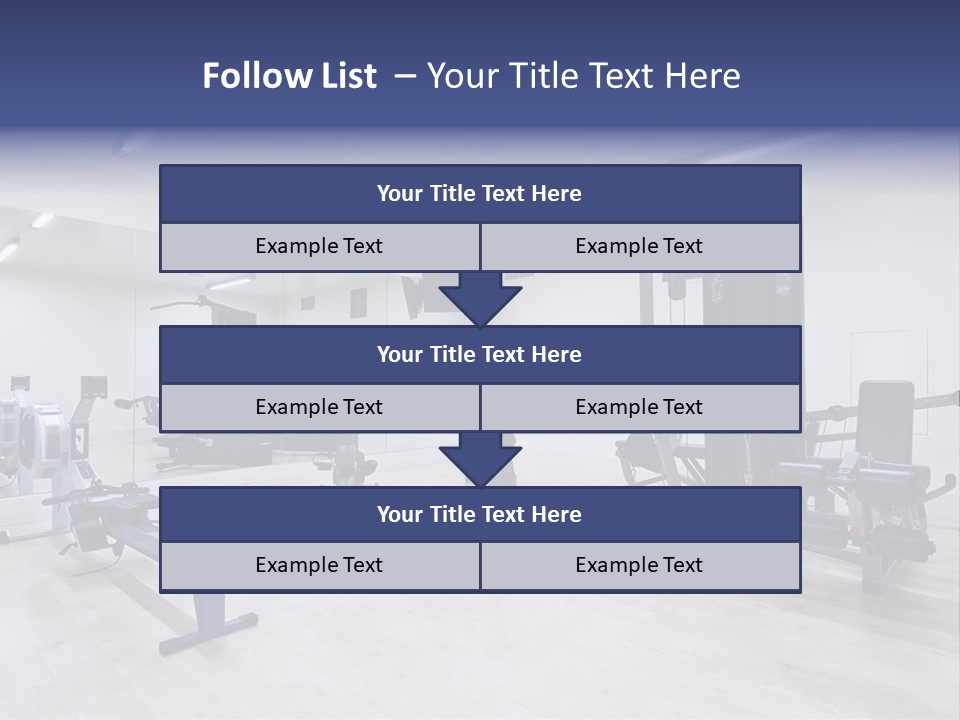 Speaker Fitness Light PowerPoint Template