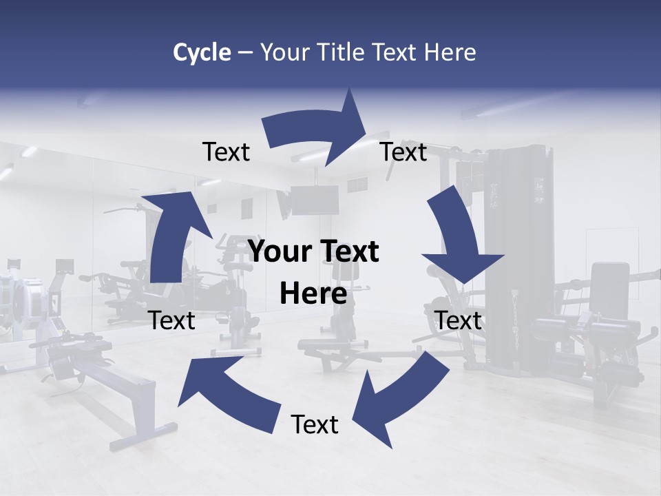 Speaker Fitness Light PowerPoint Template