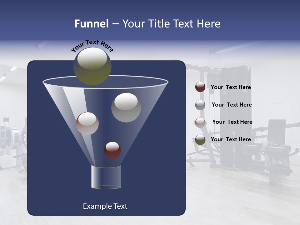 Speaker Fitness Light PowerPoint Template