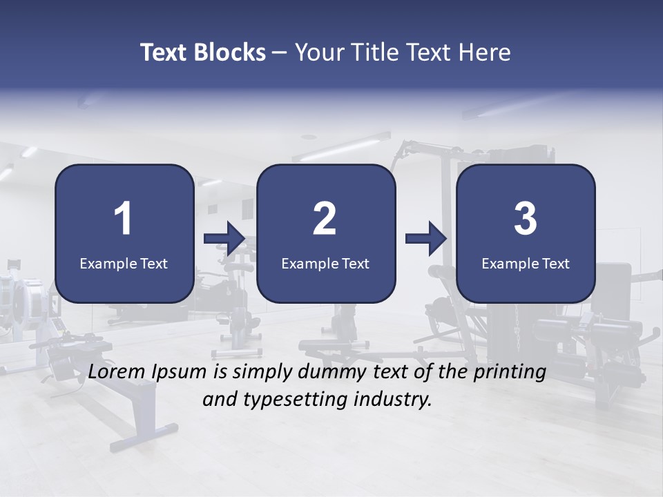 Speaker Fitness Light PowerPoint Template