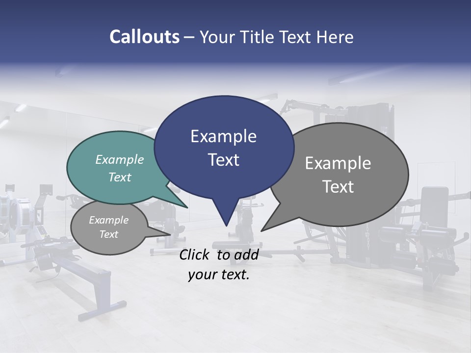 Speaker Fitness Light PowerPoint Template