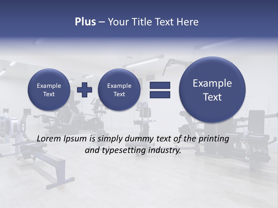 Speaker Fitness Light PowerPoint Template