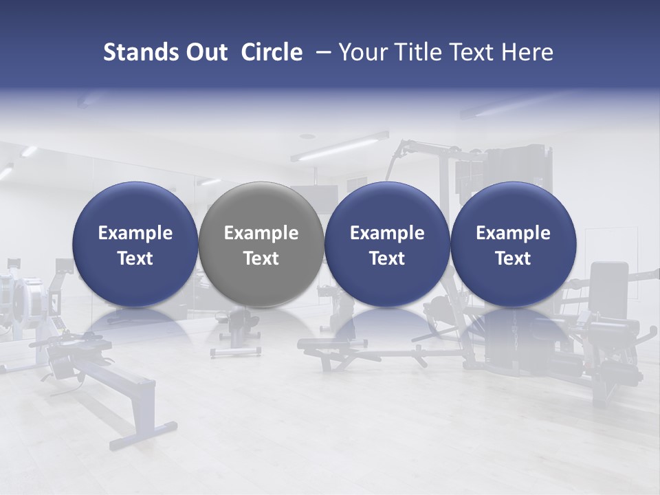 Speaker Fitness Light PowerPoint Template