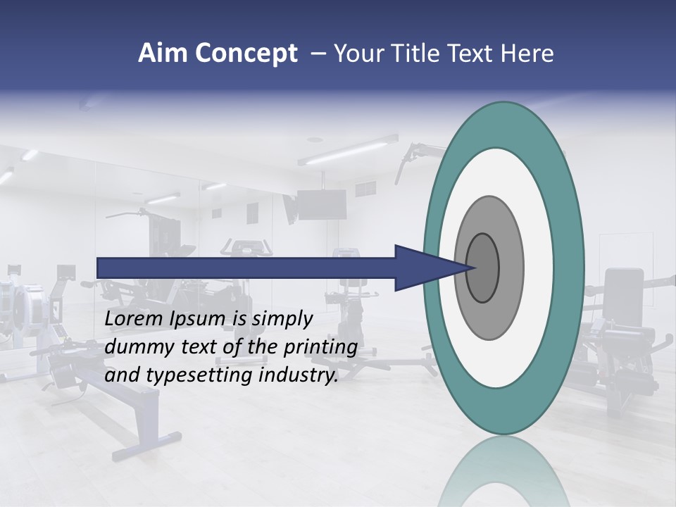 Speaker Fitness Light PowerPoint Template