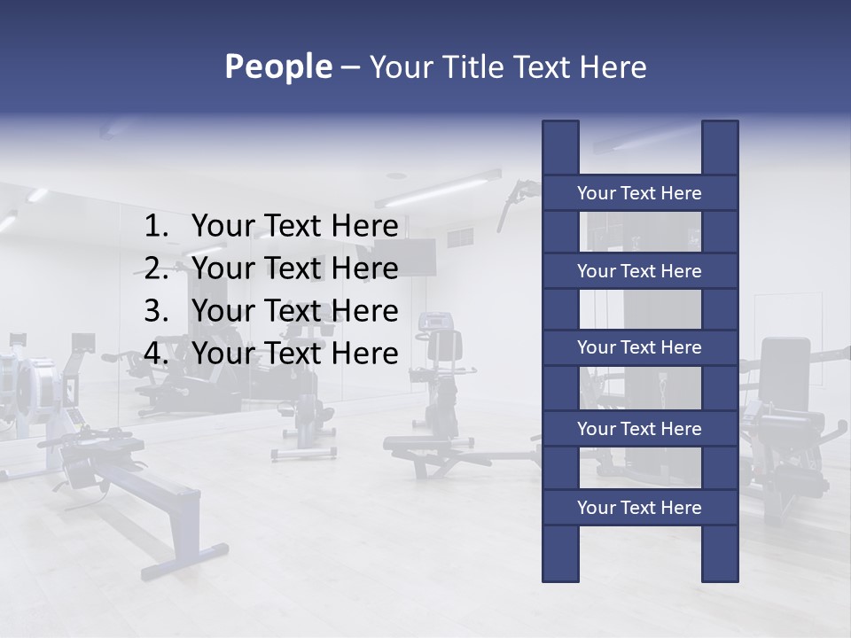 Speaker Fitness Light PowerPoint Template