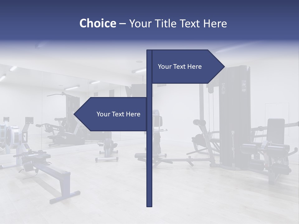 Speaker Fitness Light PowerPoint Template