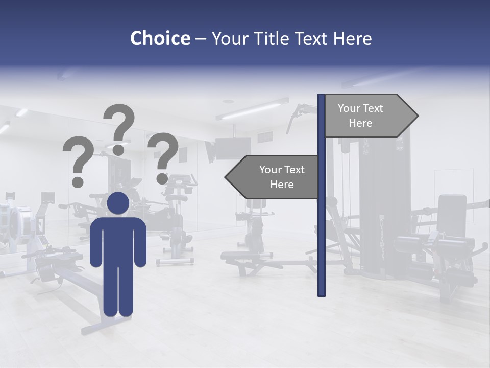 Speaker Fitness Light PowerPoint Template