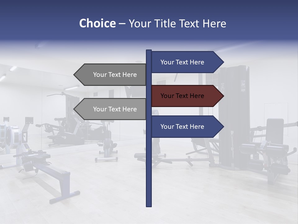 Speaker Fitness Light PowerPoint Template