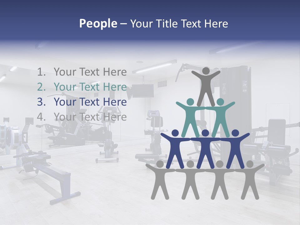 Speaker Fitness Light PowerPoint Template