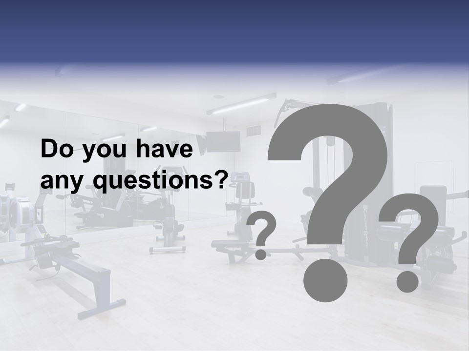 Speaker Fitness Light PowerPoint Template