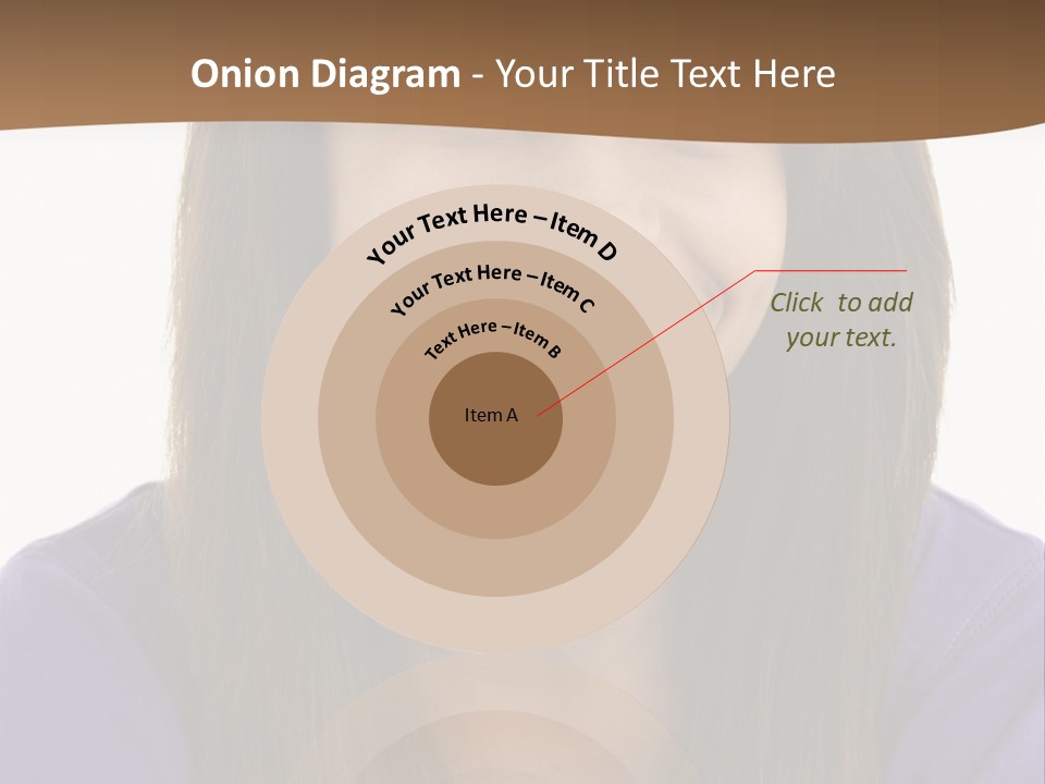 Vertical Portrait Girl PowerPoint Template