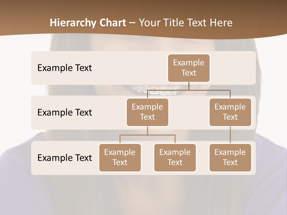Vertical Portrait Girl PowerPoint Template