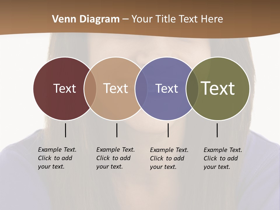 Vertical Portrait Girl PowerPoint Template