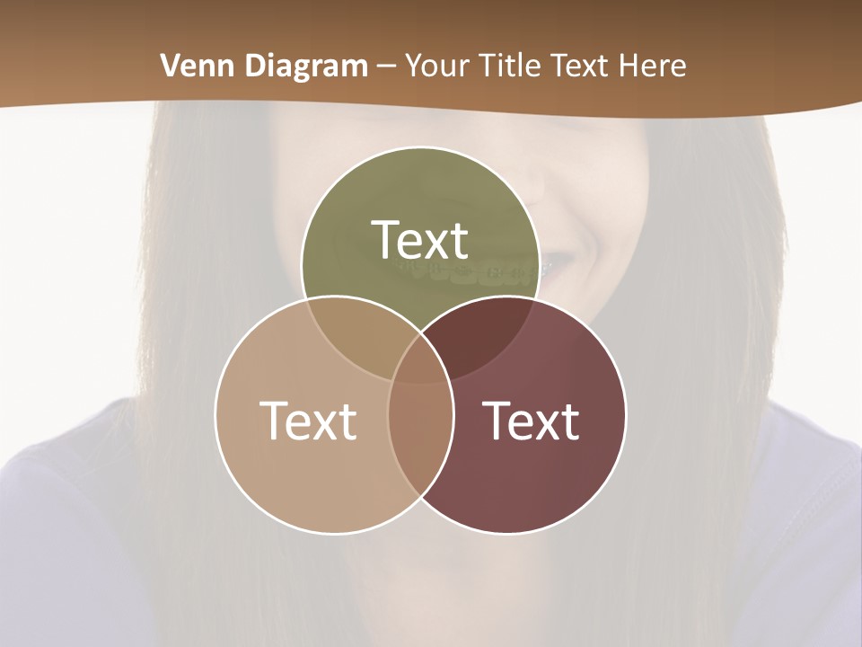 Vertical Portrait Girl PowerPoint Template