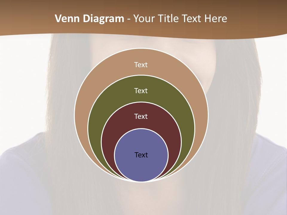 Vertical Portrait Girl PowerPoint Template