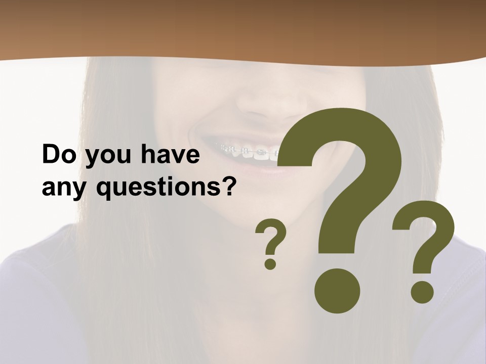 Vertical Portrait Girl PowerPoint Template