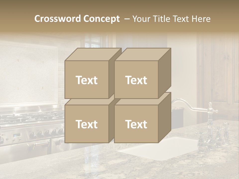 Hood Space Stove PowerPoint Template
