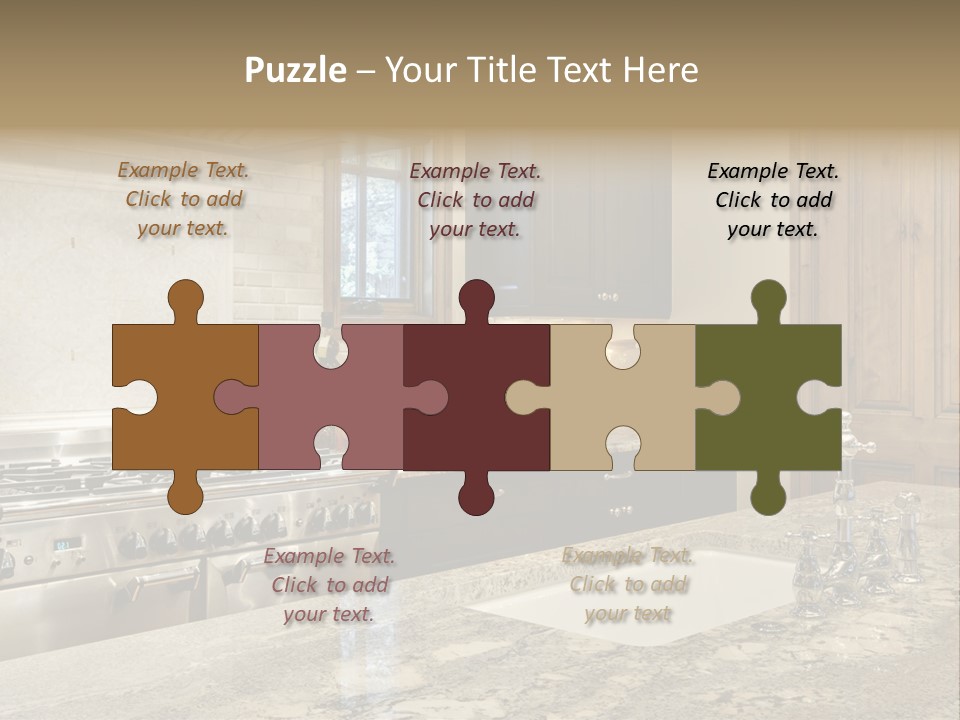 Hood Space Stove PowerPoint Template