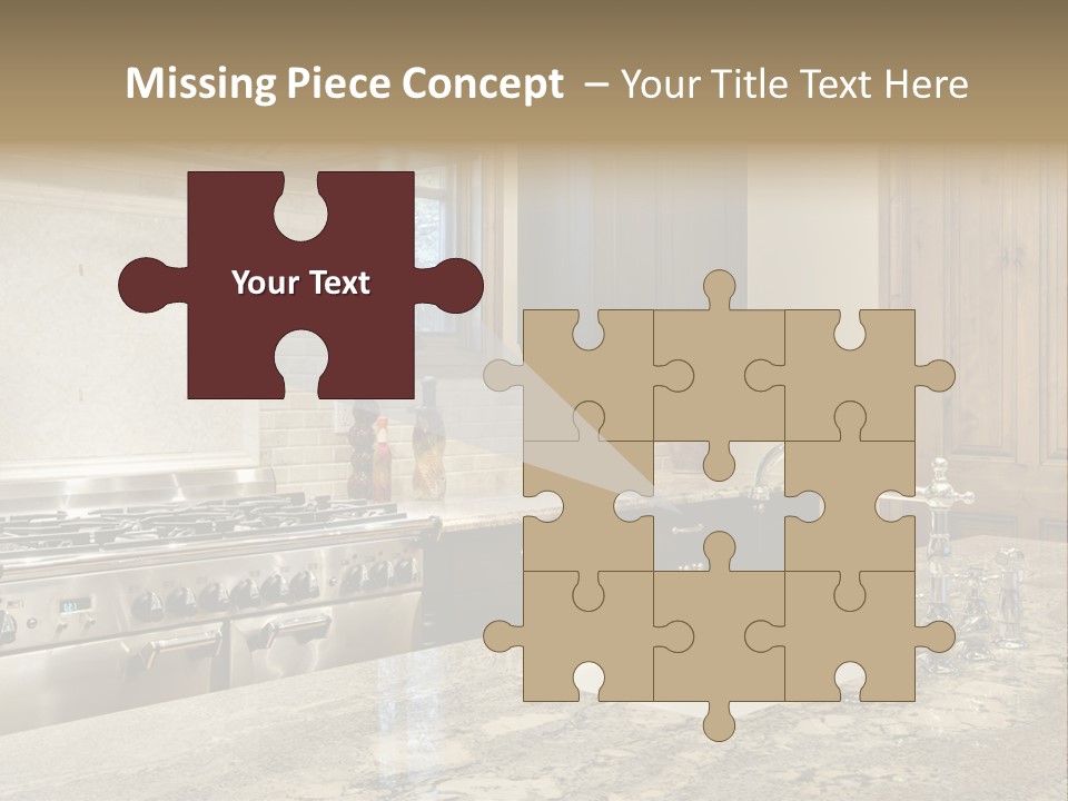 Hood Space Stove PowerPoint Template