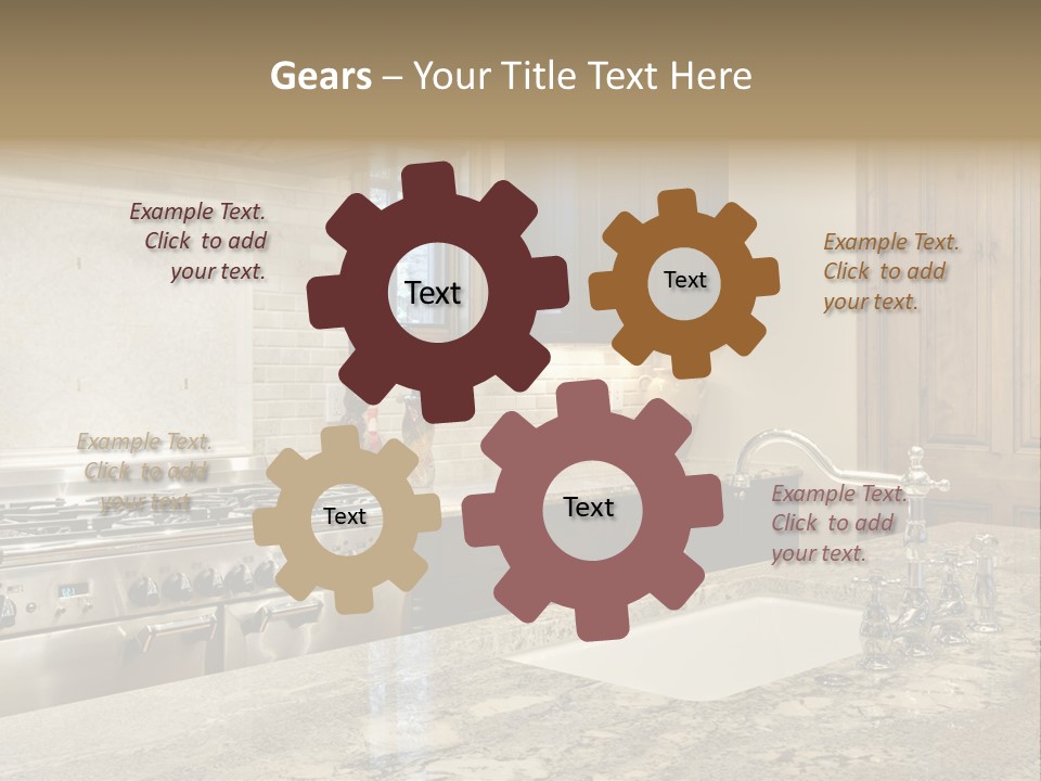 Hood Space Stove PowerPoint Template