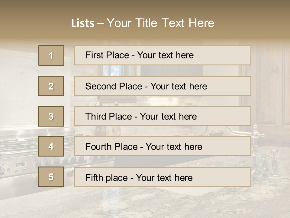 Hood Space Stove PowerPoint Template
