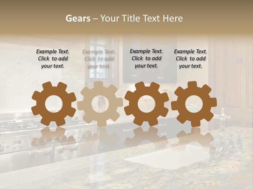 Hood Space Stove PowerPoint Template