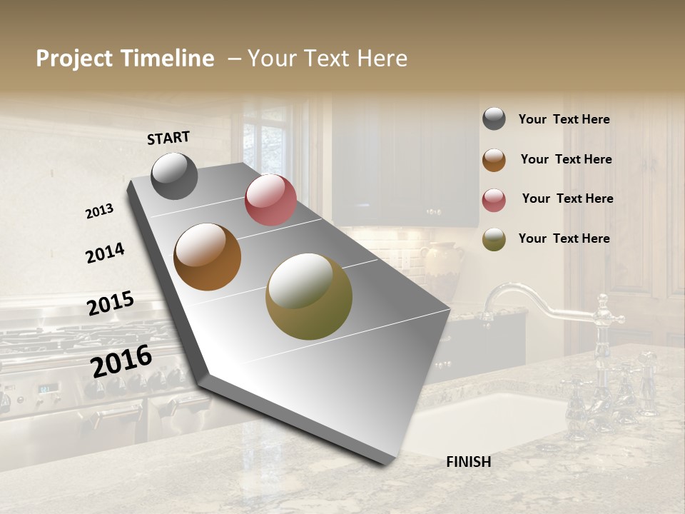 Hood Space Stove PowerPoint Template