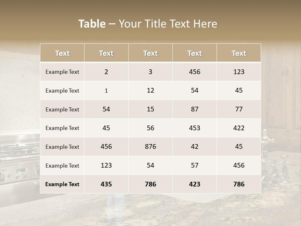 Hood Space Stove PowerPoint Template
