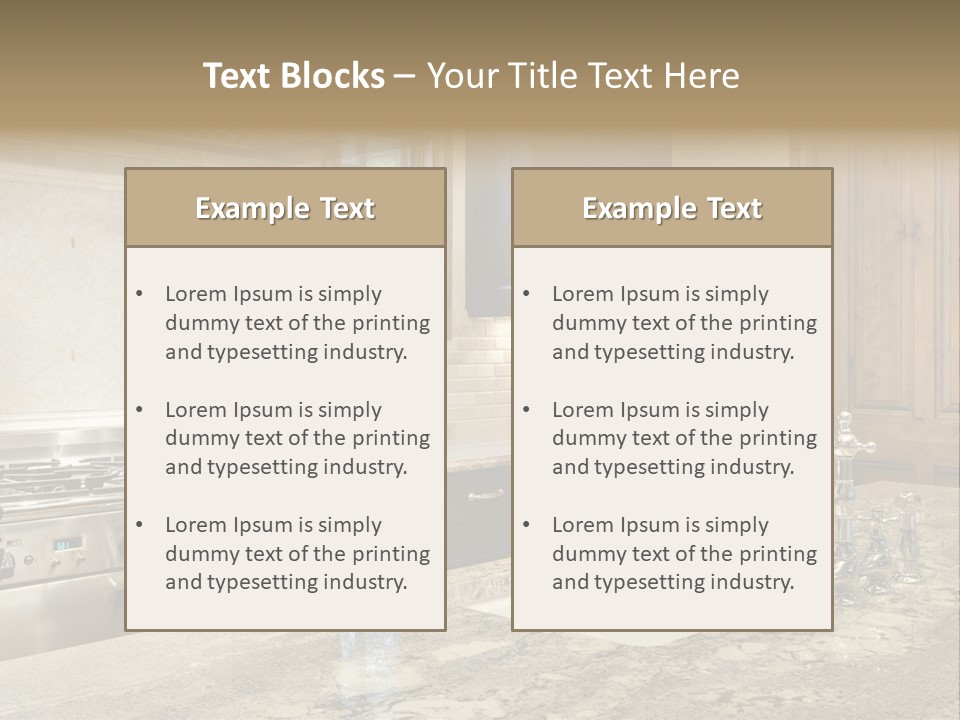 Hood Space Stove PowerPoint Template