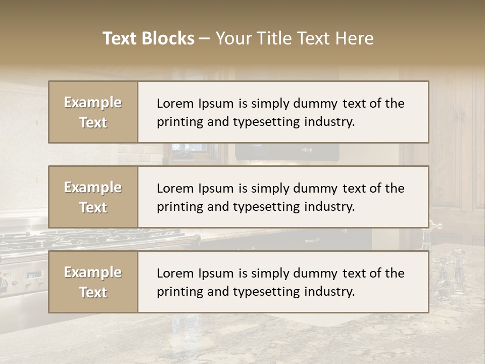 Hood Space Stove PowerPoint Template