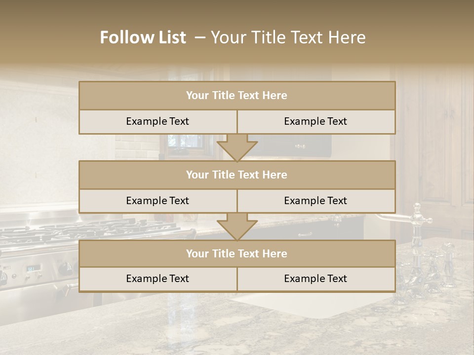 Hood Space Stove PowerPoint Template