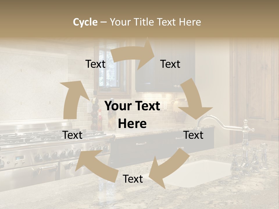 Hood Space Stove PowerPoint Template