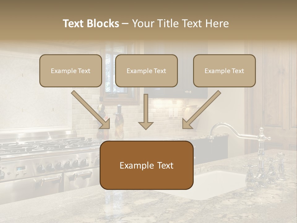 Hood Space Stove PowerPoint Template
