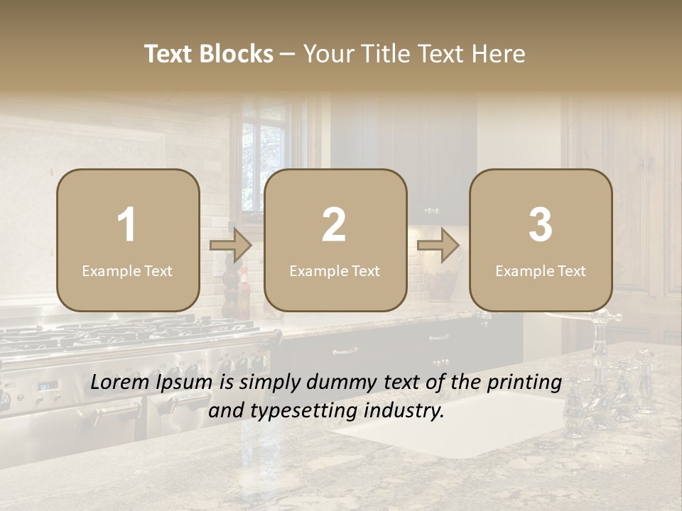 Hood Space Stove PowerPoint Template