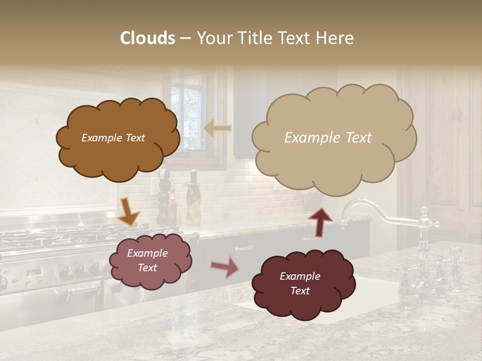Hood Space Stove PowerPoint Template