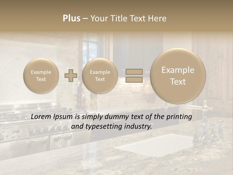 Hood Space Stove PowerPoint Template