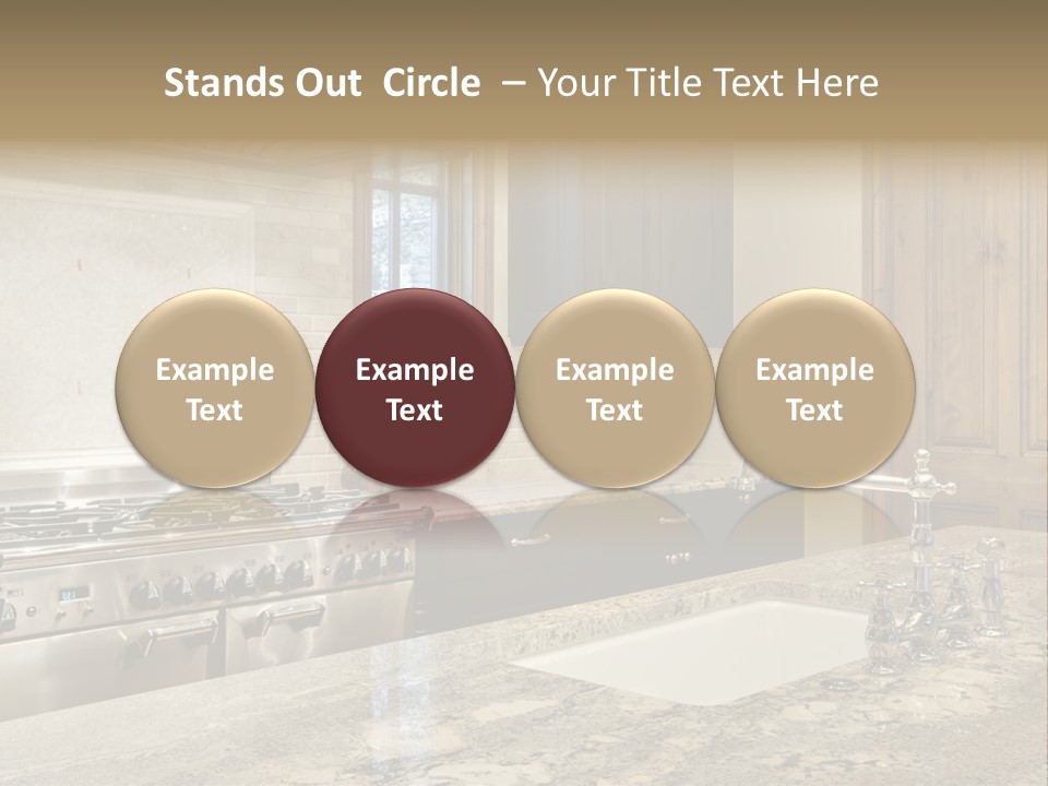 Hood Space Stove PowerPoint Template