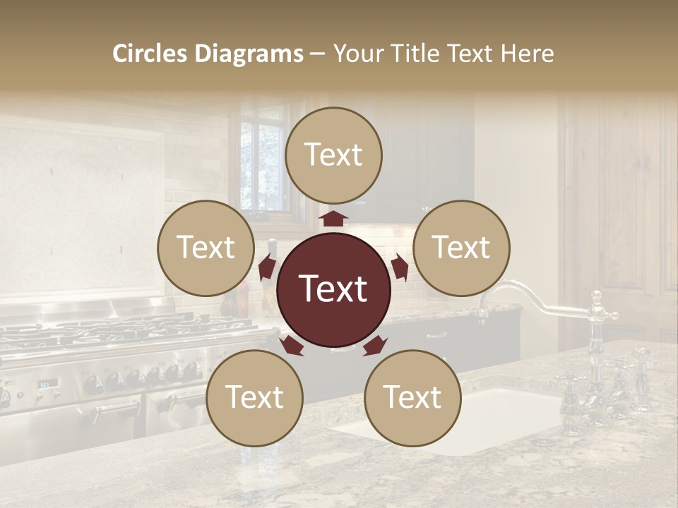 Hood Space Stove PowerPoint Template