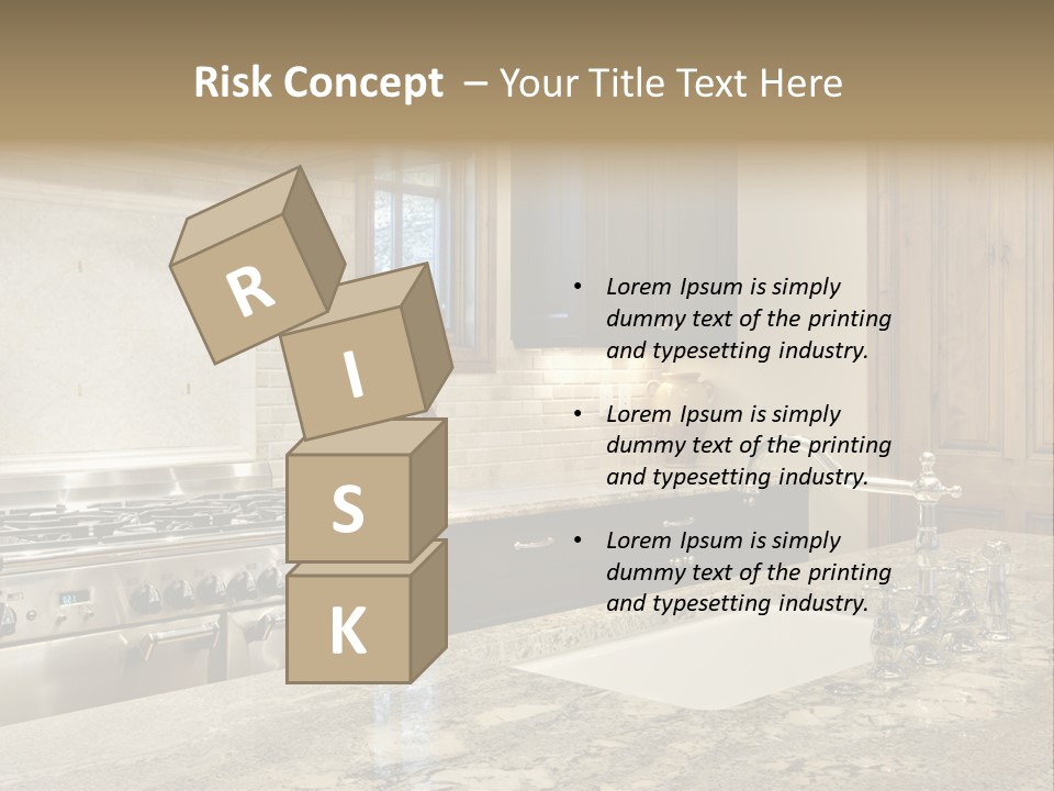 Hood Space Stove PowerPoint Template