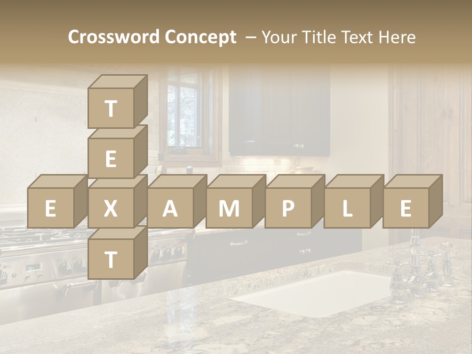 Hood Space Stove PowerPoint Template