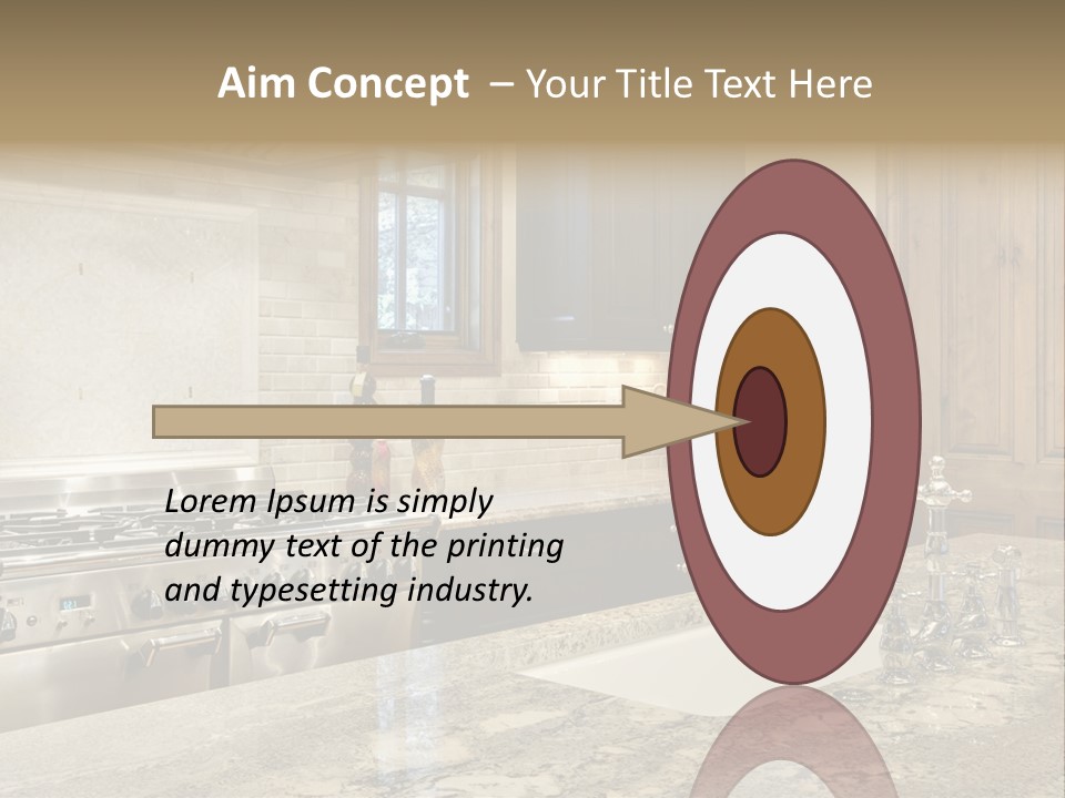 Hood Space Stove PowerPoint Template