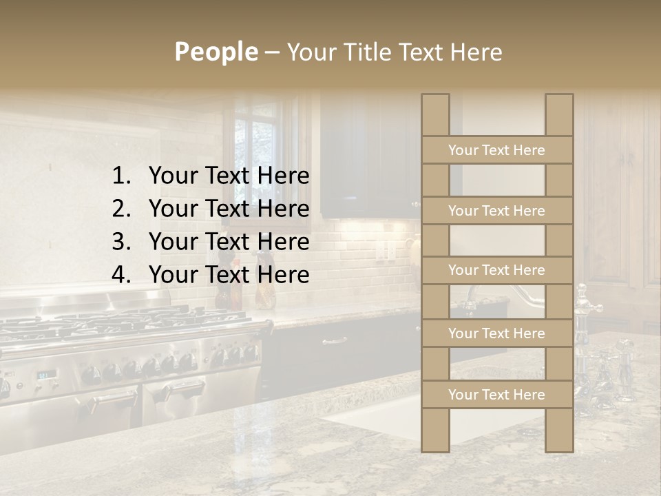 Hood Space Stove PowerPoint Template