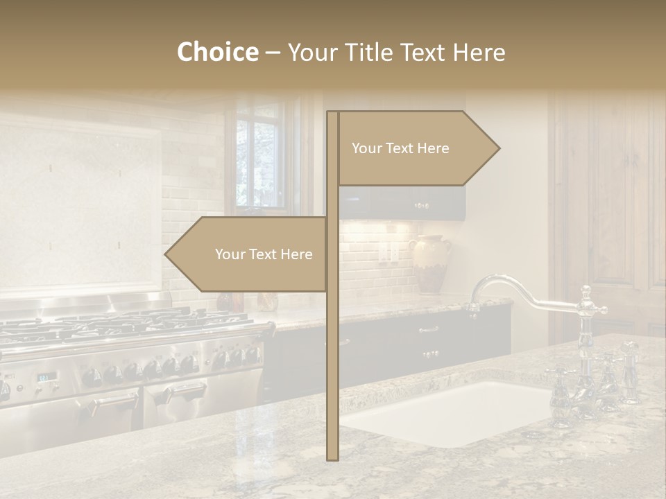 Hood Space Stove PowerPoint Template