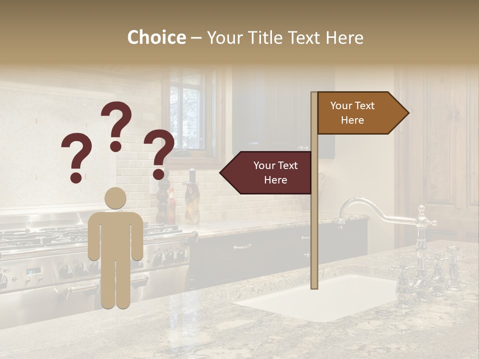 Hood Space Stove PowerPoint Template