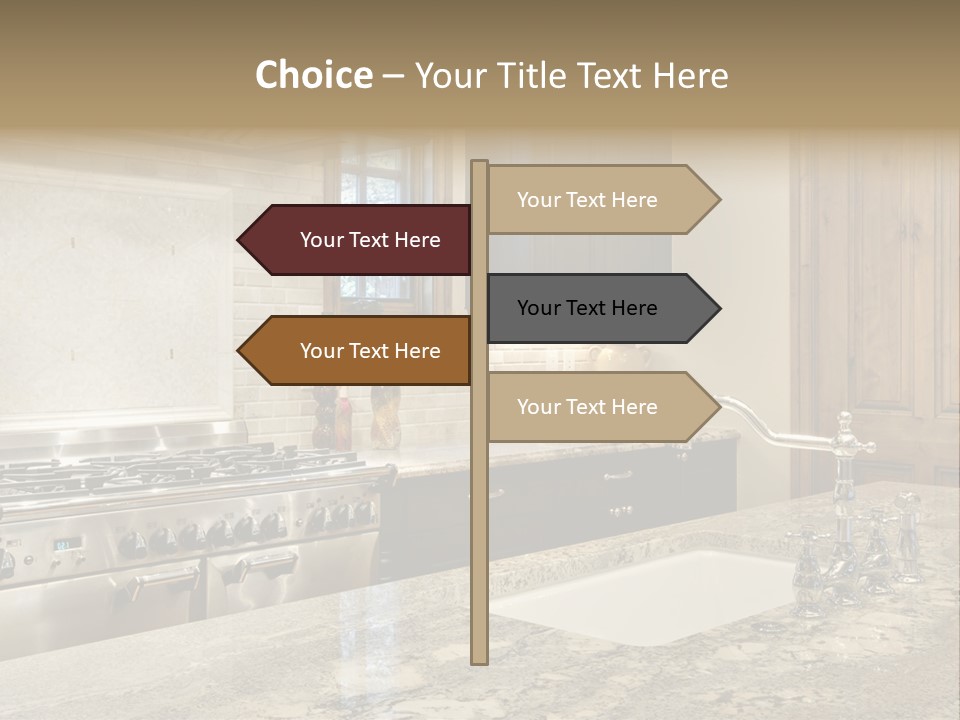Hood Space Stove PowerPoint Template