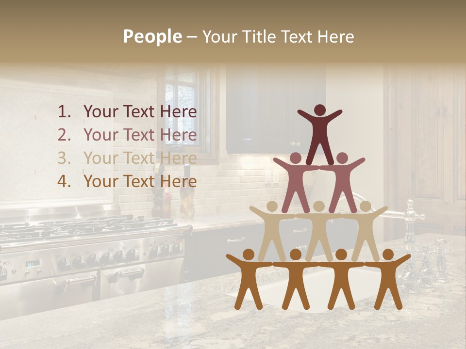 Hood Space Stove PowerPoint Template