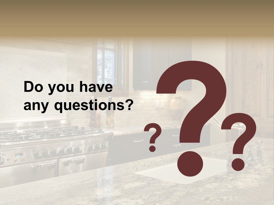 Hood Space Stove PowerPoint Template