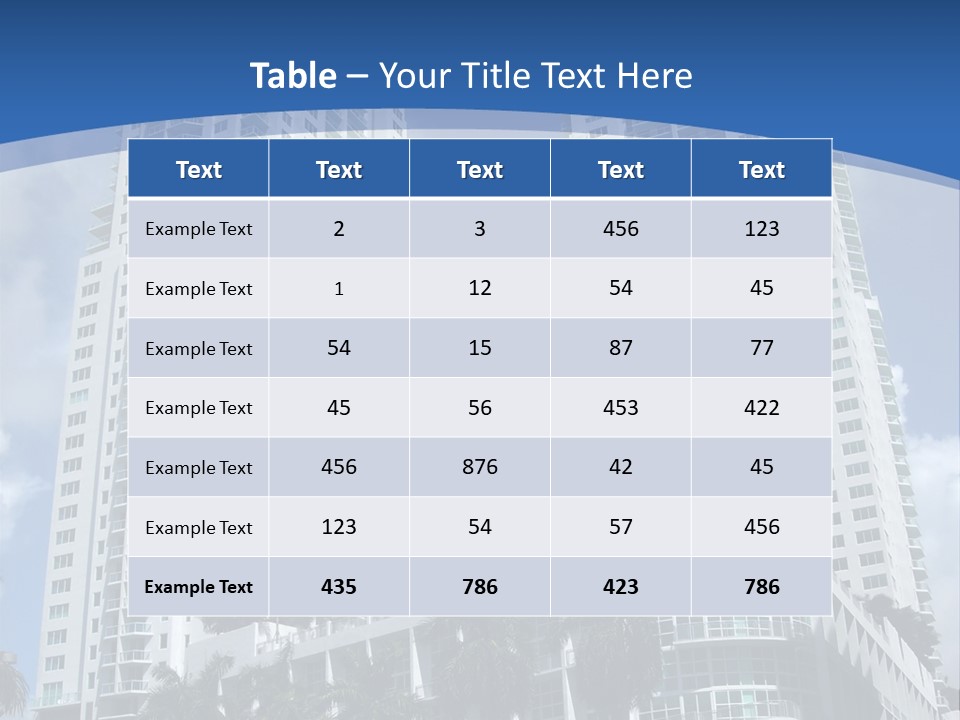 District Central Florida PowerPoint Template