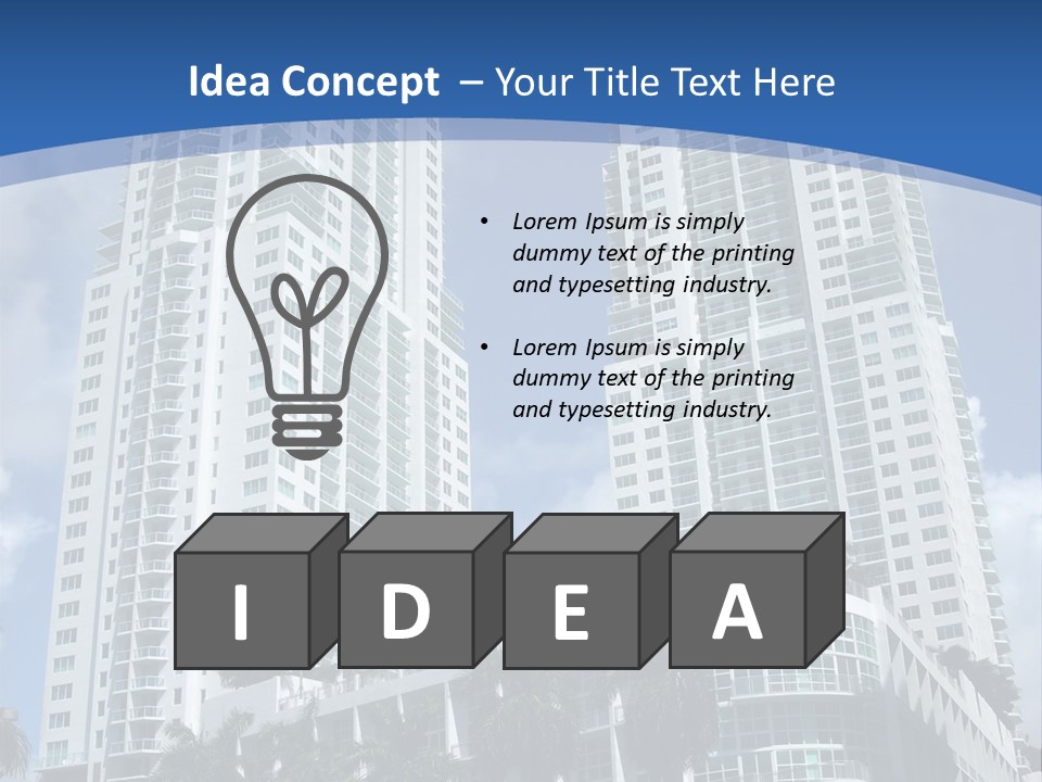 District Central Florida PowerPoint Template